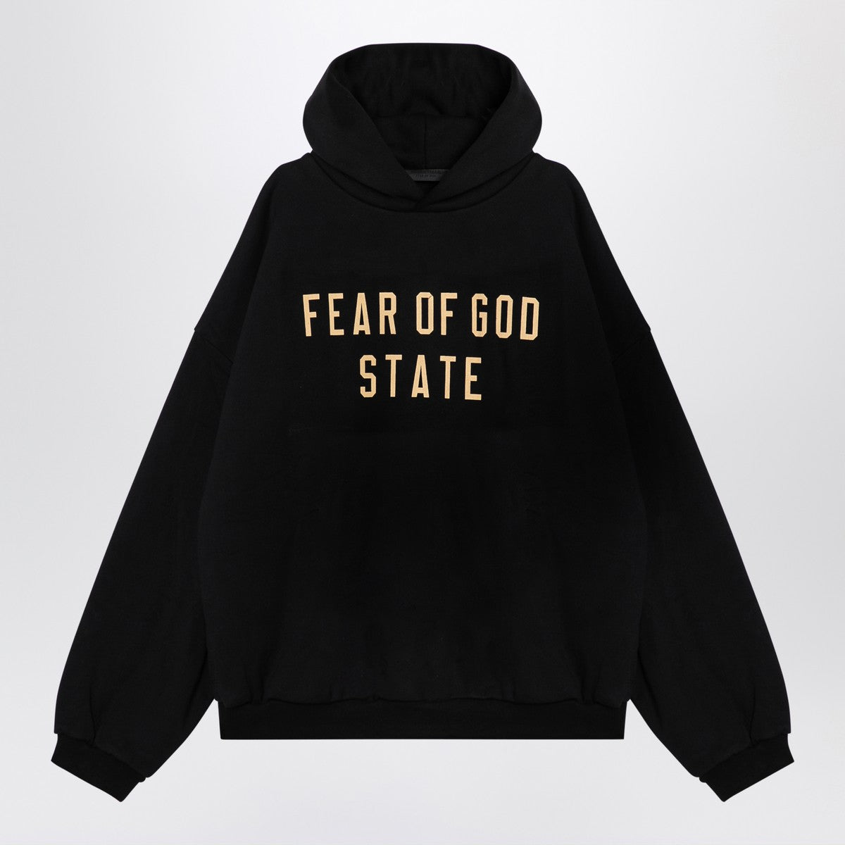 Sweat à capuche noir Fear of God Essentials avec logo