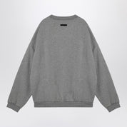 Fear of God Essentials Grey crewneck sweatshirt with logo