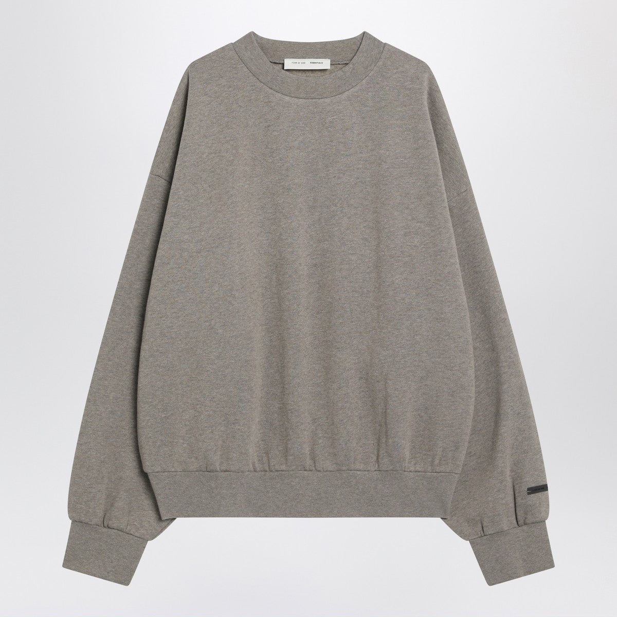 Fear of God Essentials Grey brushed cotton sweatshirt