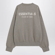 Fear of God Essentials Grey brushed cotton sweatshirt
