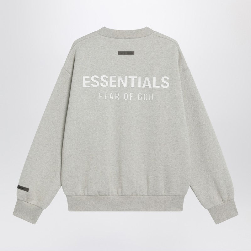 Fear of God Essentials Greige brushed cotton sweatshirt