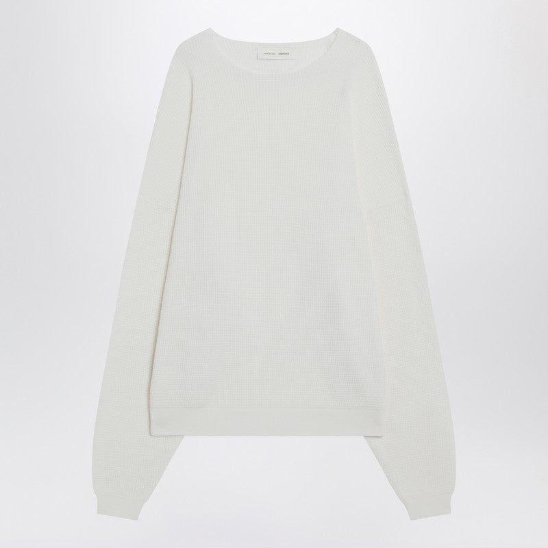 Pull en nylon mélangé blanc Fear of God Essentials Cloud