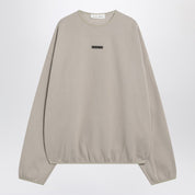 Fear of God Essentials Greige brushed cotton sweatshirt