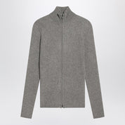 Fear of God Essentials Ribbed grey zip cardigan