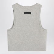 Haut court côtelé gris Fear of God Essentials