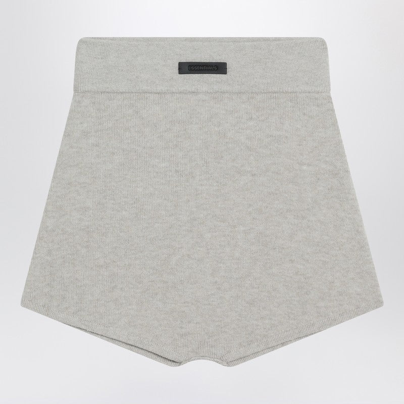 Fear of God Essentials Ribbed greige culottes