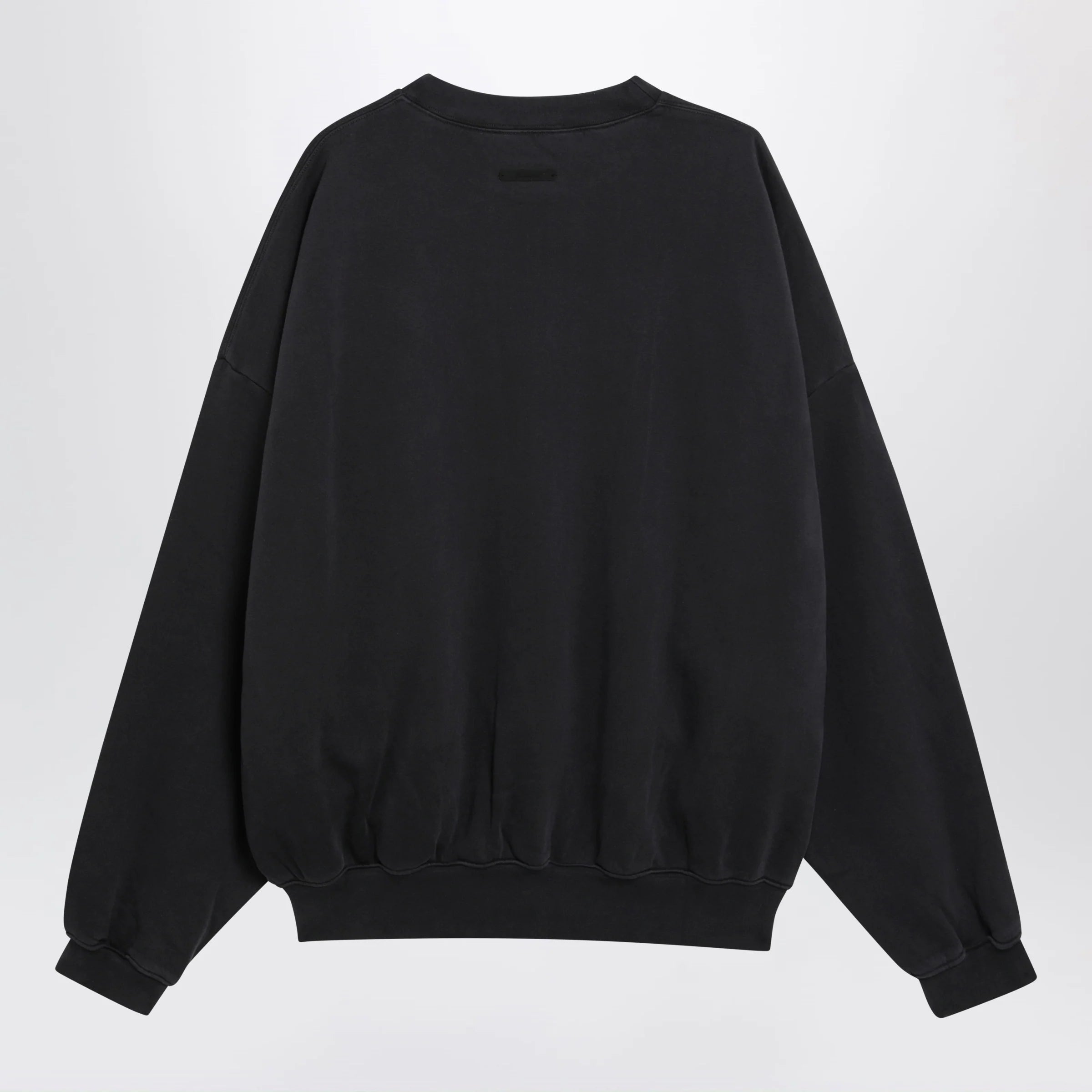 Fear of God Essentials Training 90s black cotton fleece sweatshirt