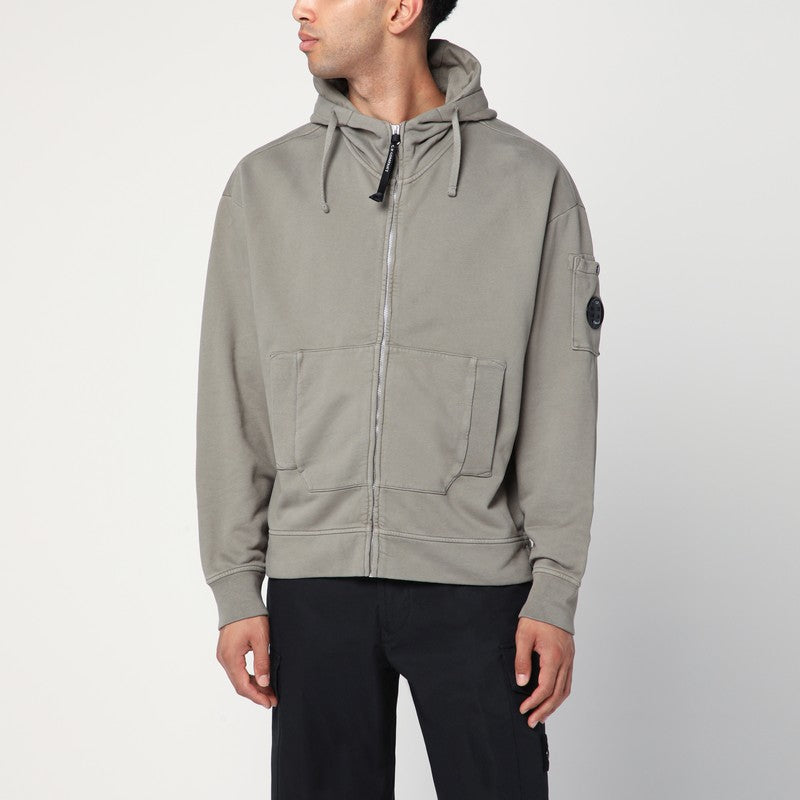 Sweat-shirt zippé gris CP Company Rock