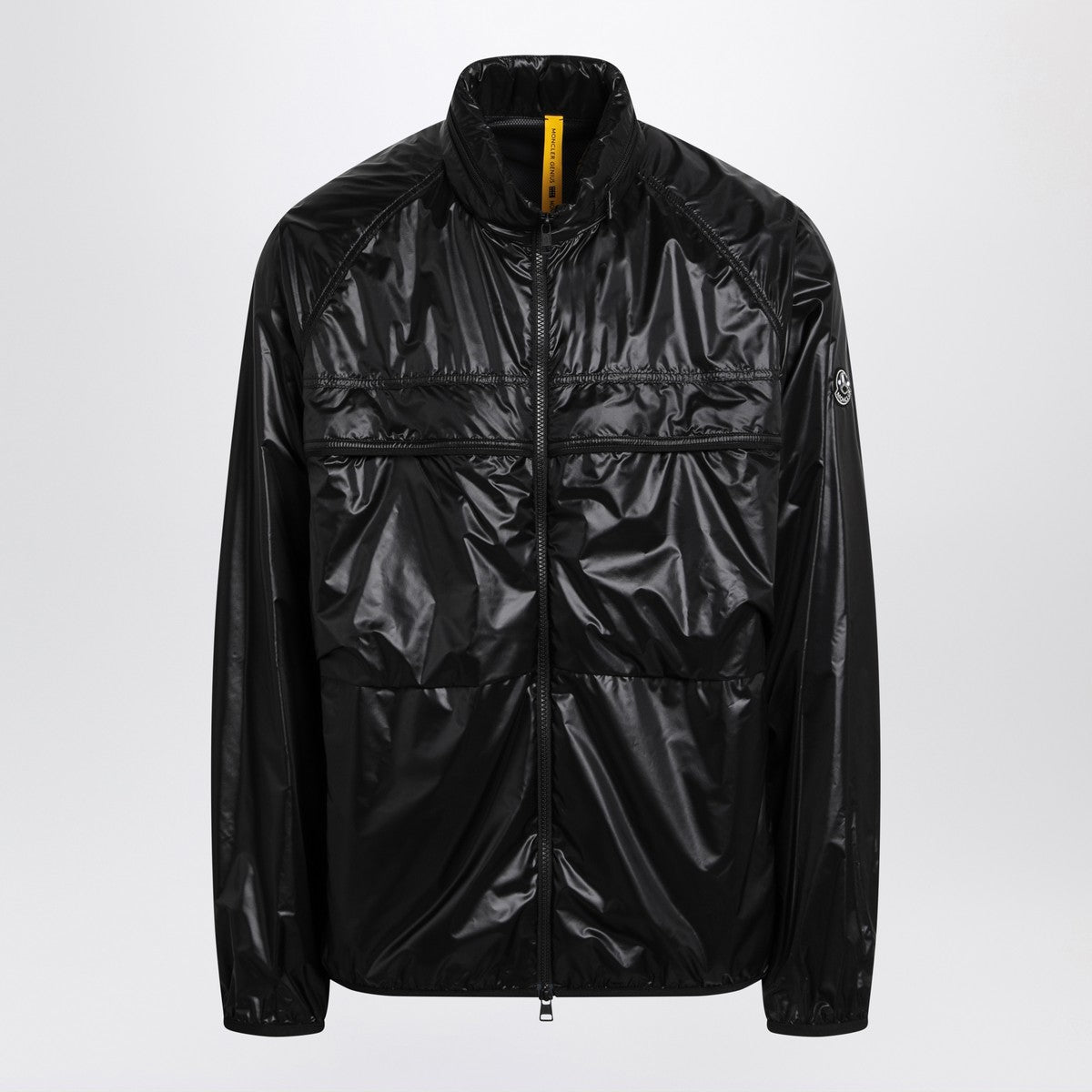 Moncler x Mercedes‑Benz by Nigo Anibus — Black Shiny Nylon Jacket