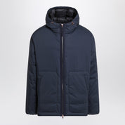 Moncler Genius Caracara puffer jacket in blue cotton blend