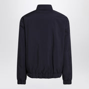 Moncler short down jacket Luserna — blue puffer jacket