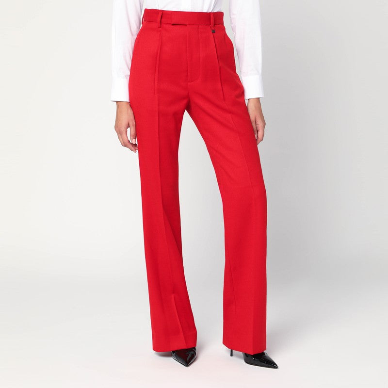 Vivienne Westwood Red flared wool pants