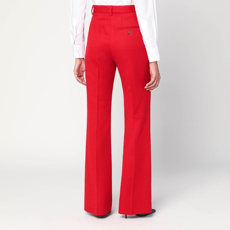 Vivienne Westwood Red flared wool pants