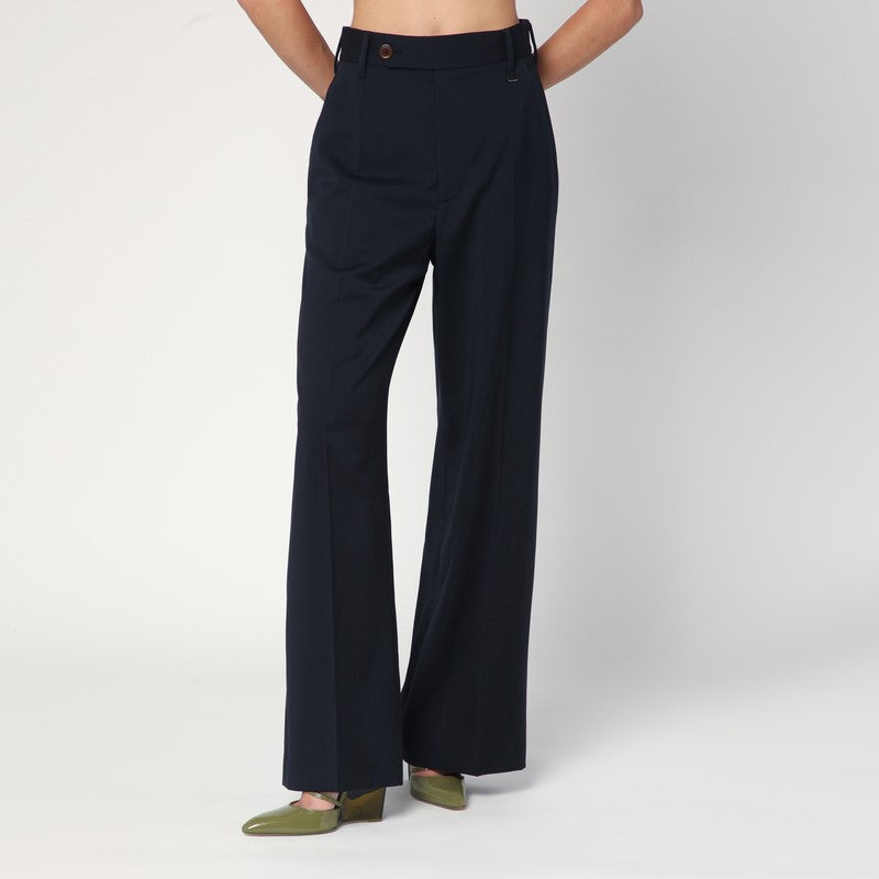 Vivienne Westwood navy blue wool trousers