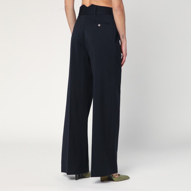 Vivienne Westwood navy blue wool trousers