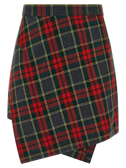 Vivienne Westwood Mini Infinity Skirt — Scarlet Tartan