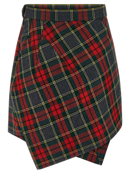 Vivienne Westwood Mini Infinity Skirt — Scarlet Tartan