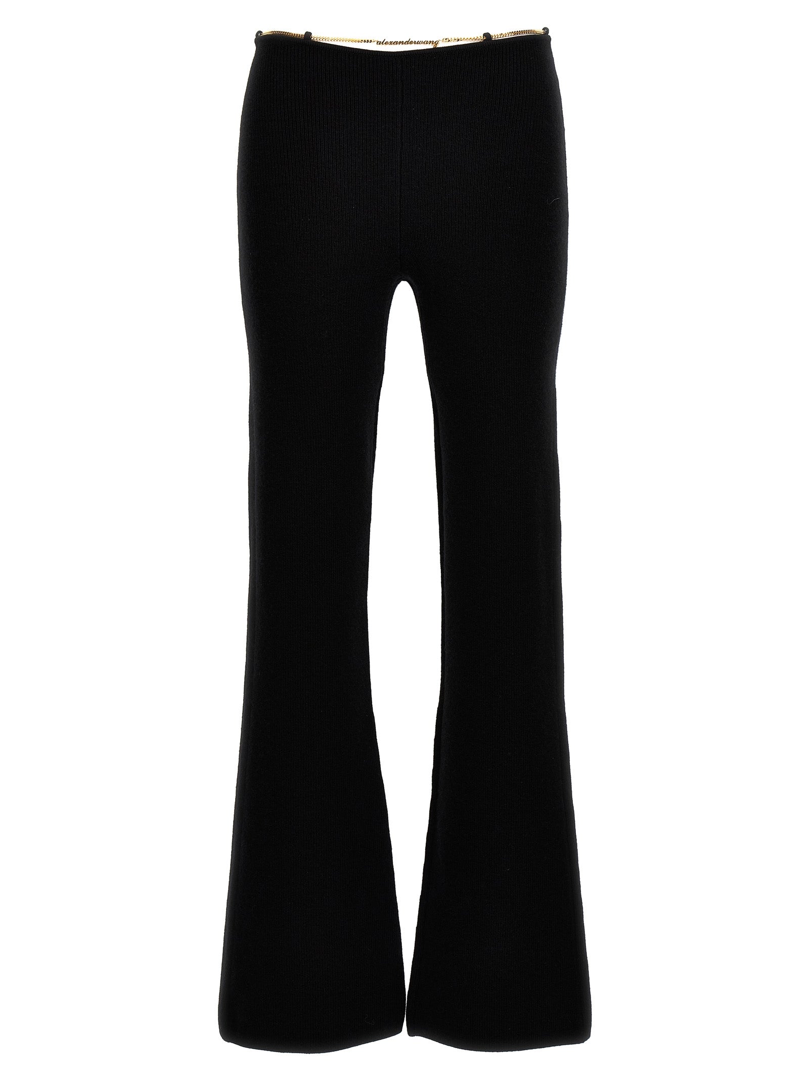 Alexander Wang Gold Nameplate Chain Pants