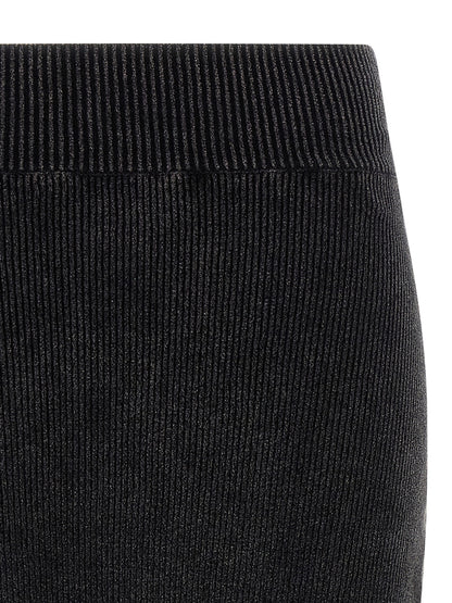Alexander Wang Chenille Skirt - Black Mini, New