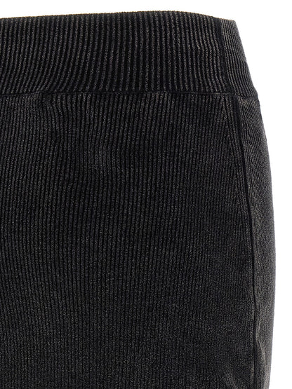 Alexander Wang Chenille Skirt - Black Mini, New