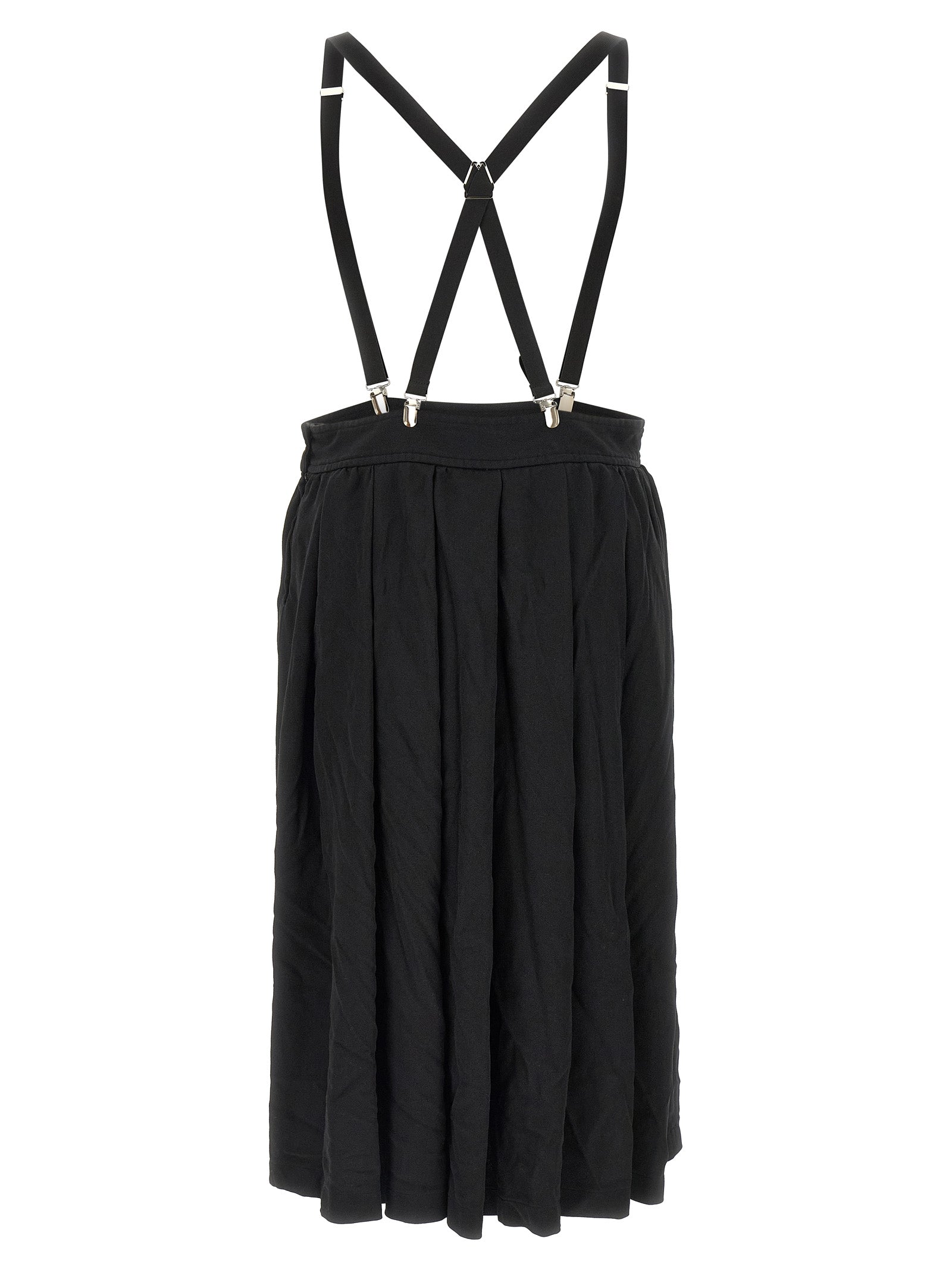 Comme Des Garcons Black Suspender Skirt
