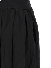 Comme Des Garcons Black Suspender Skirt