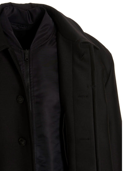Valentino Garavani Valentino Pink Pp Collection Reversible Long Coat