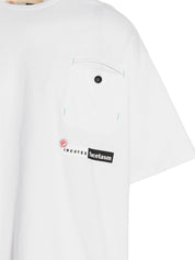 Incotex Red X Facetasm Logo Printed T-shirt