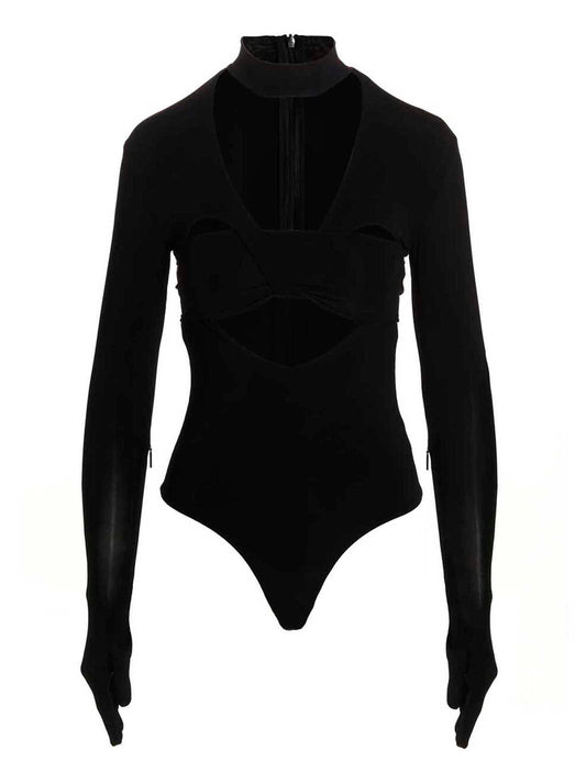 Ambush Heart Shaped Gloves Bodysuit