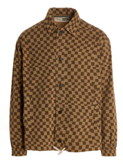 Incotex Red X Facetasm Check Print Overshirt