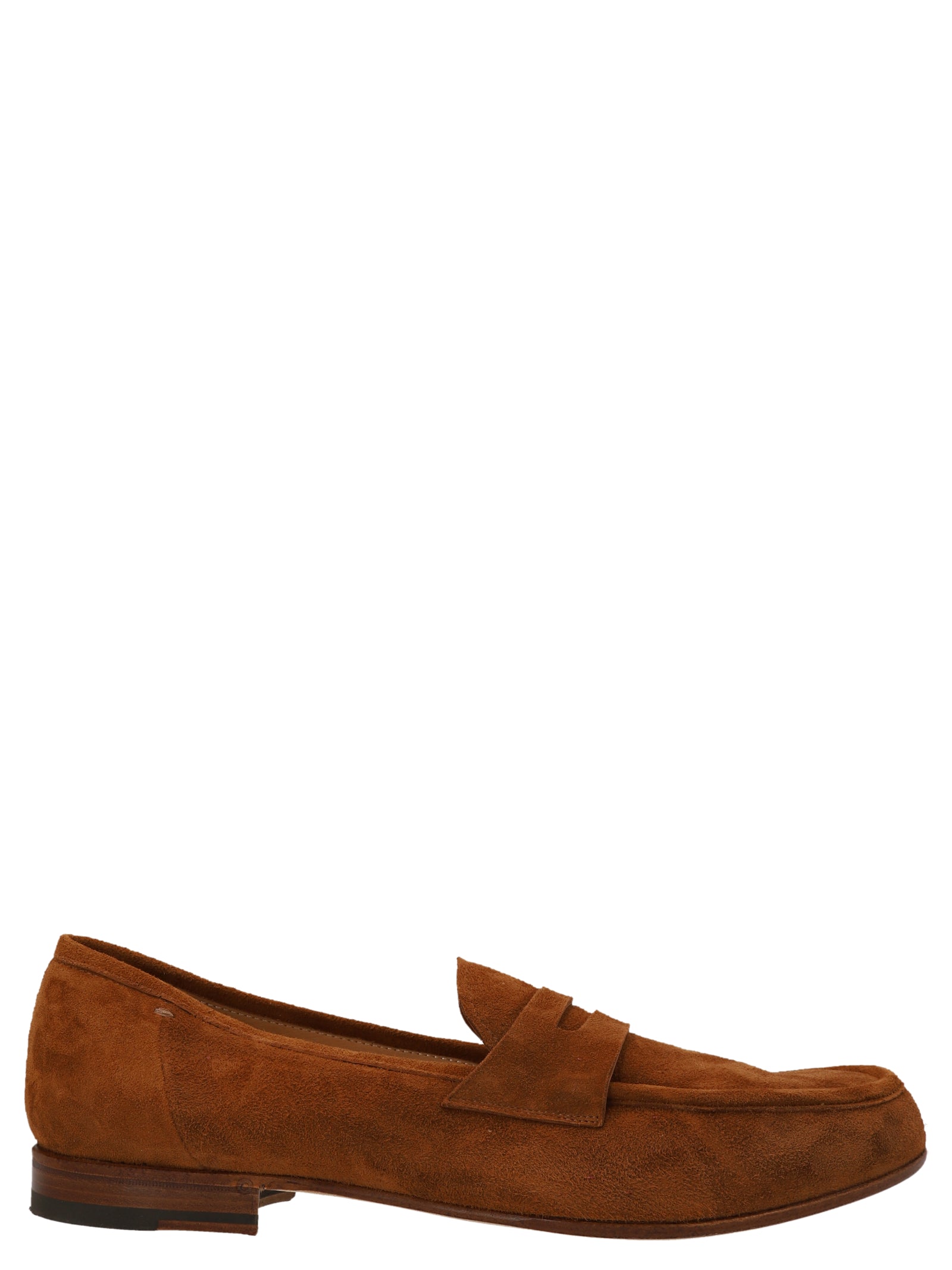 Lidfort Velvet Loafers — Brown Moccasins for Men