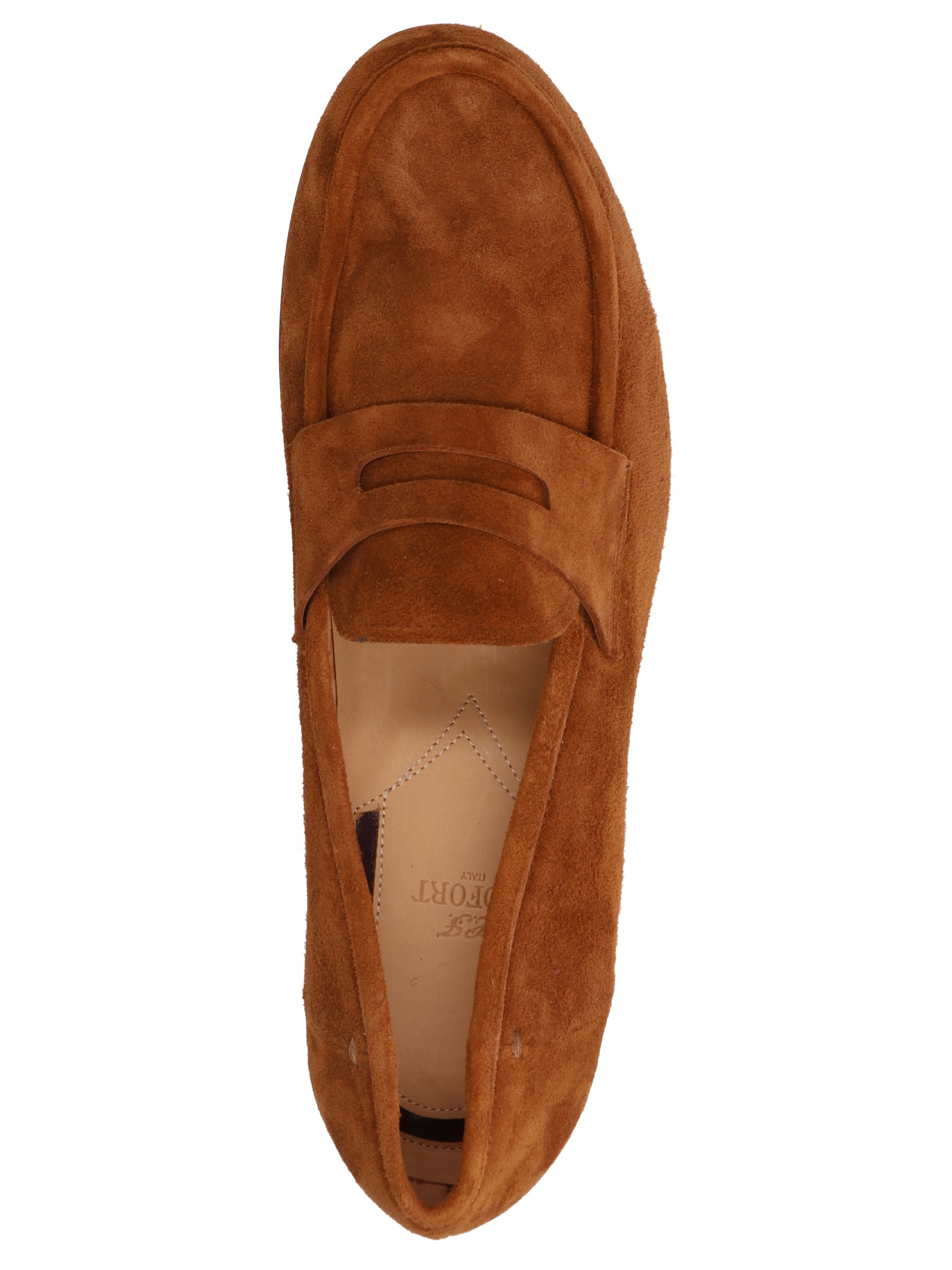 Lidfort Velvet Loafers — Brown Moccasins for Men