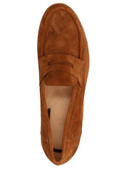 Lidfort Velvet Loafers — Brown Moccasins for Men