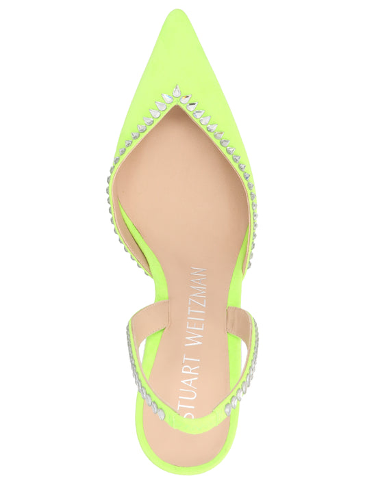 Stuart Weitzman Pumps — Gmct Suede Slingbacks (Green)