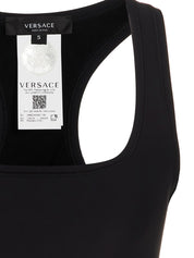 Versace Medusa Sports Top — Women's Black Topwear