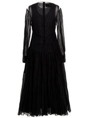 Jil Sander Pleated Skirt Dress