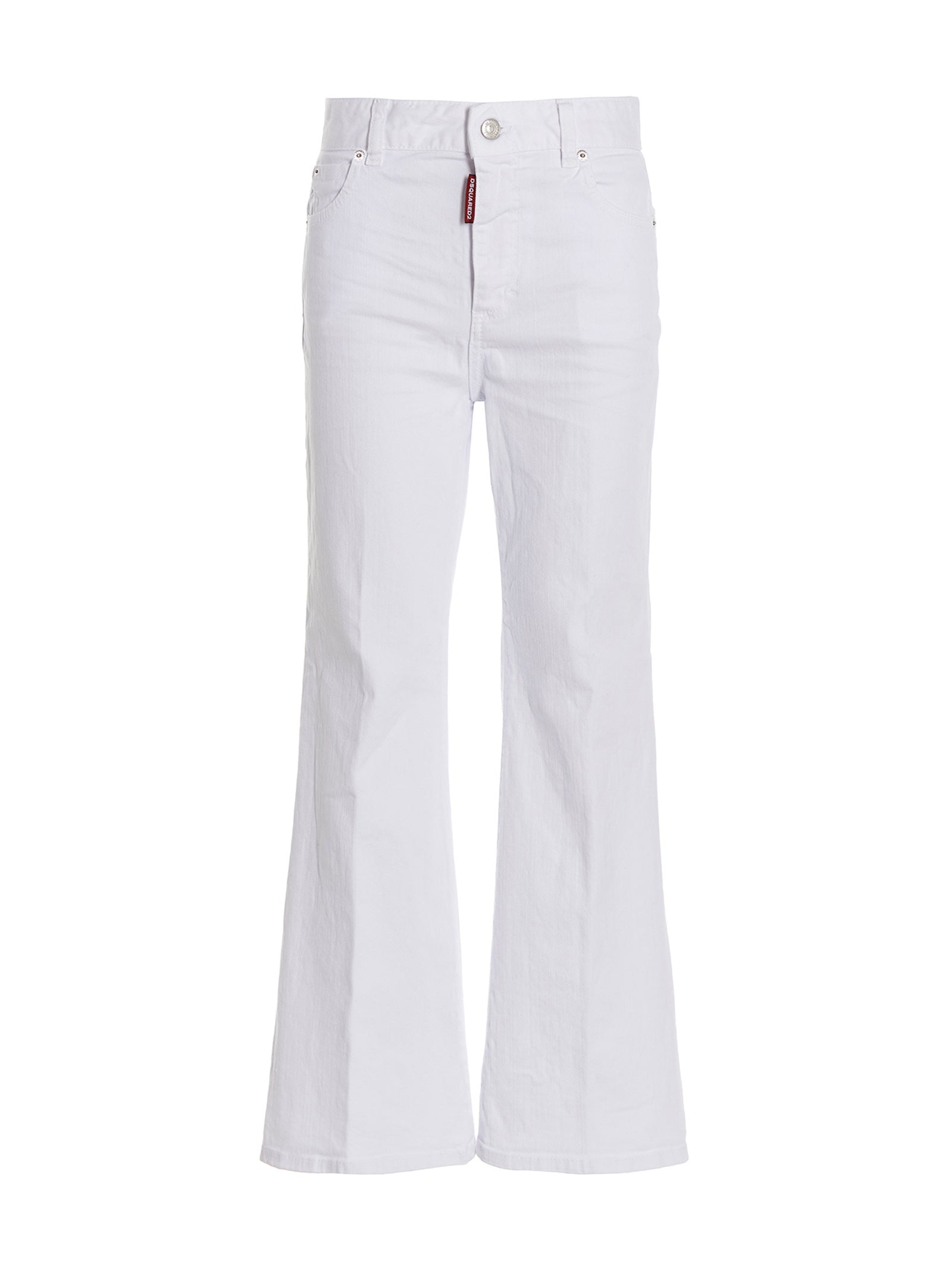 Dsquared2 Super Flared Cropped Jeans