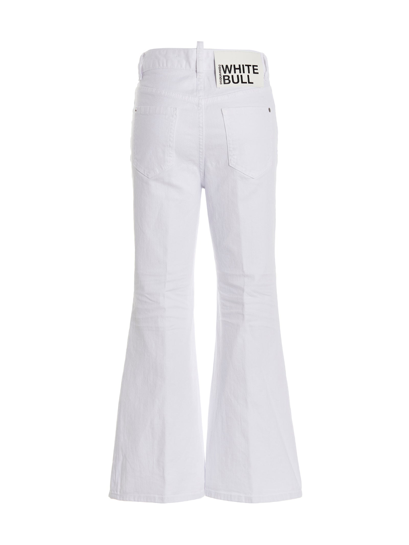 Dsquared2 Super Flared Cropped Jeans