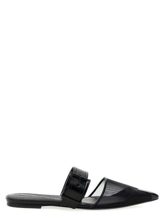 Alexander McQueen Punk’ Mules — Flat Shoes for Women