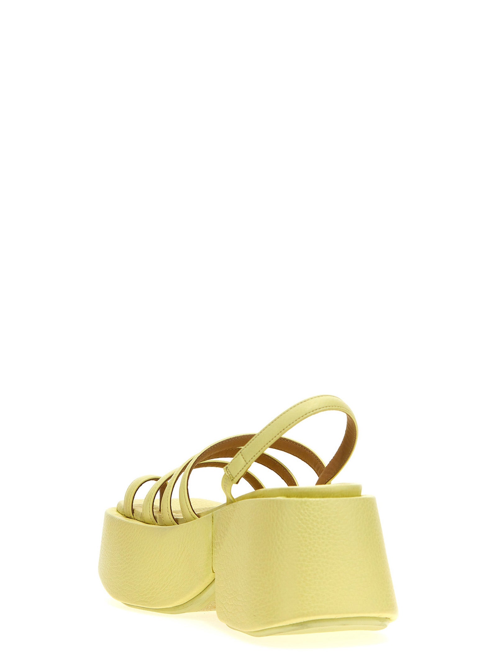 Marsèll Sandalo Zeppo Platform Sandals — Yellow