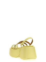 Marsèll Sandalo Zeppo Platform Sandals — Yellow