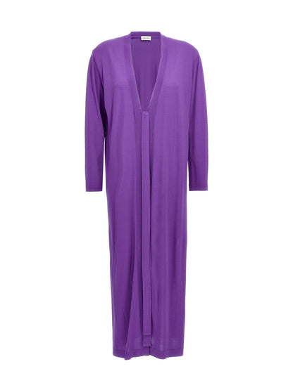 P.a.r.o.s.h. Roux Cardigan — Purple Knitwear for Women
