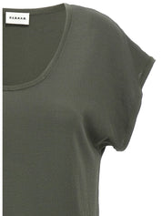 P.a.r.o.s.h. Roux T-shirt — Green Oversize Topwear