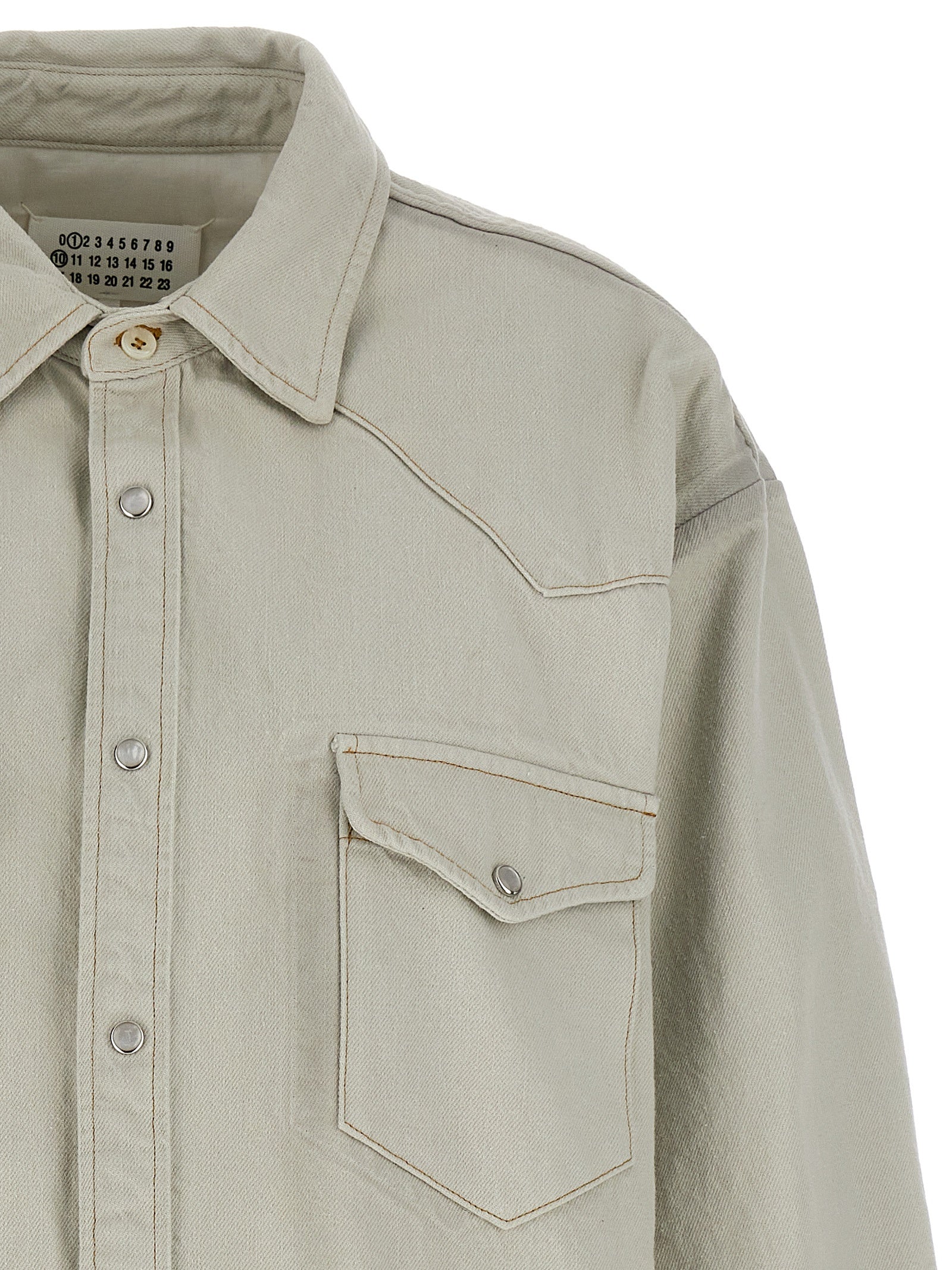 Maison Margiela Padded Overshirt Jacket — Women’s White