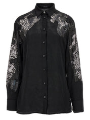 Versace Satin Lace Shirt