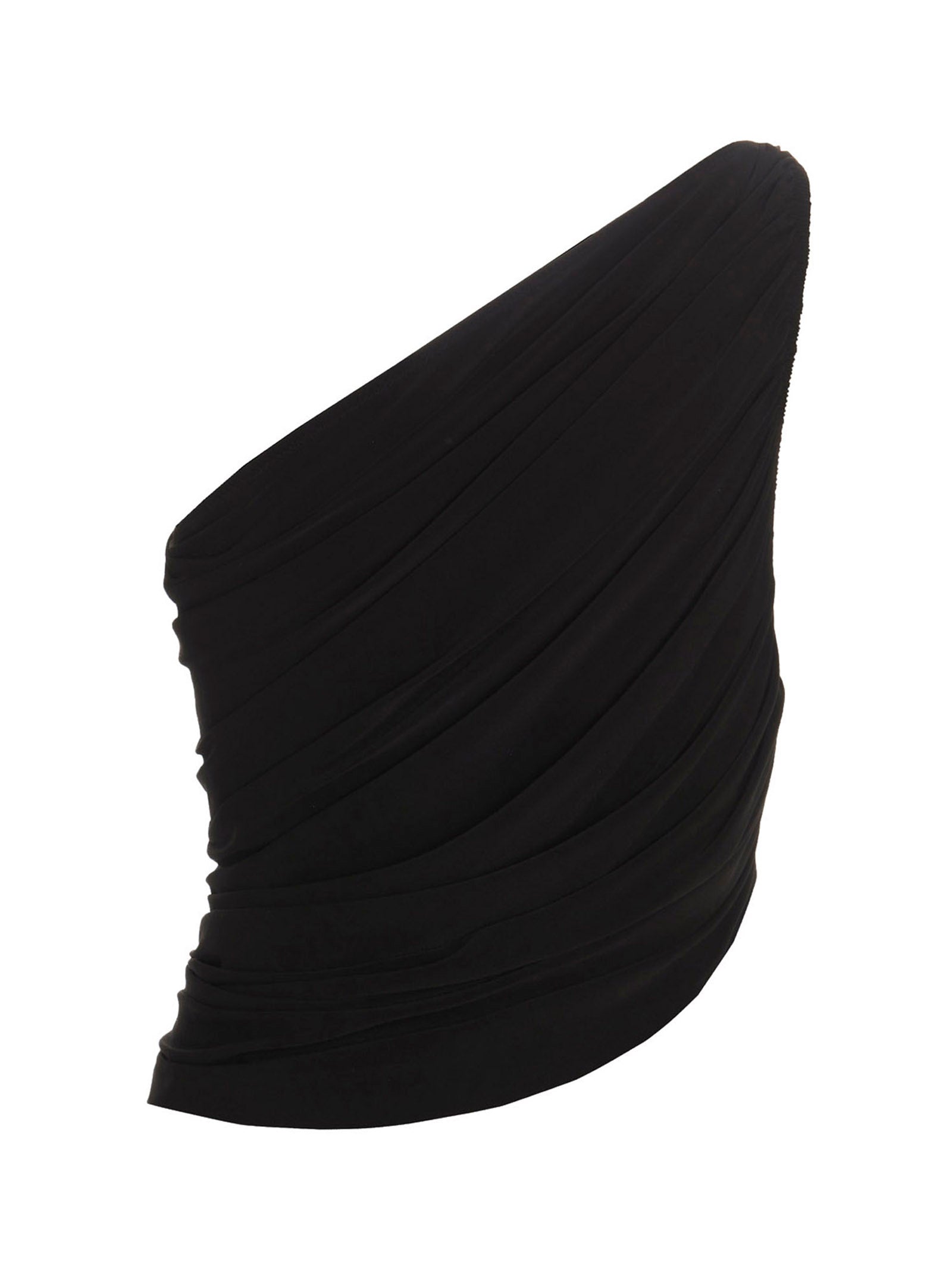 Norma Kamali Diana Top — One-Shoulder Cropped Top