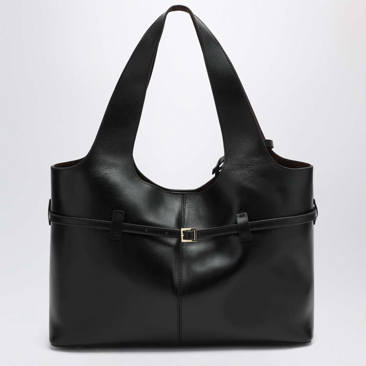 Manu Atelier Le Cambon — Medium Black Shoulder Bag