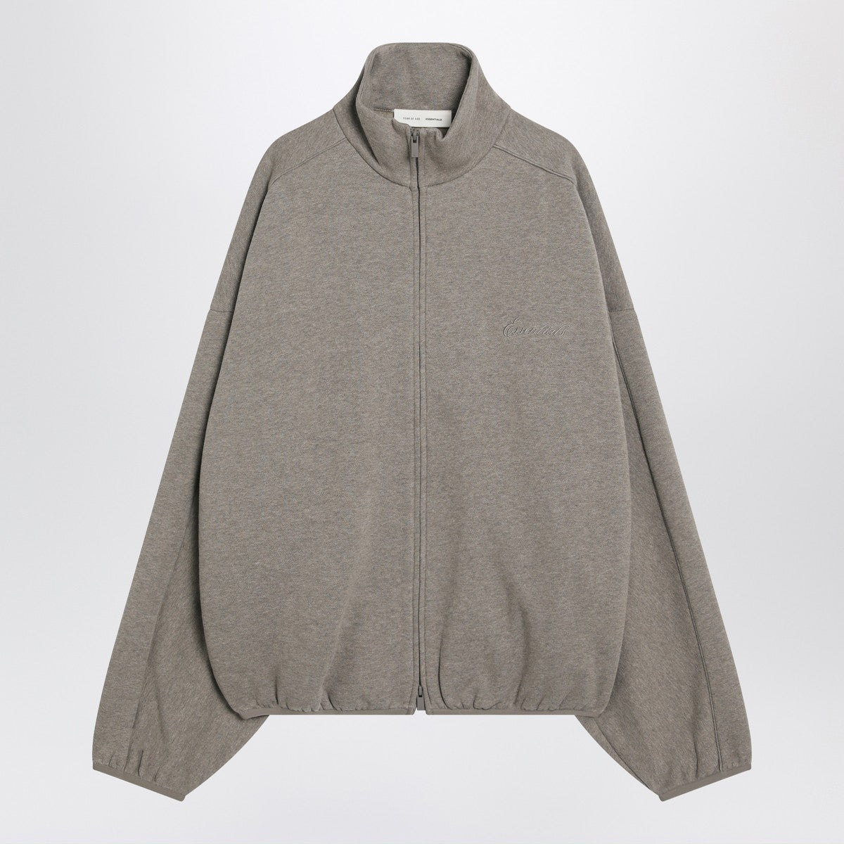 Fear of God Essentials Grey brushed cotton sweatshirt