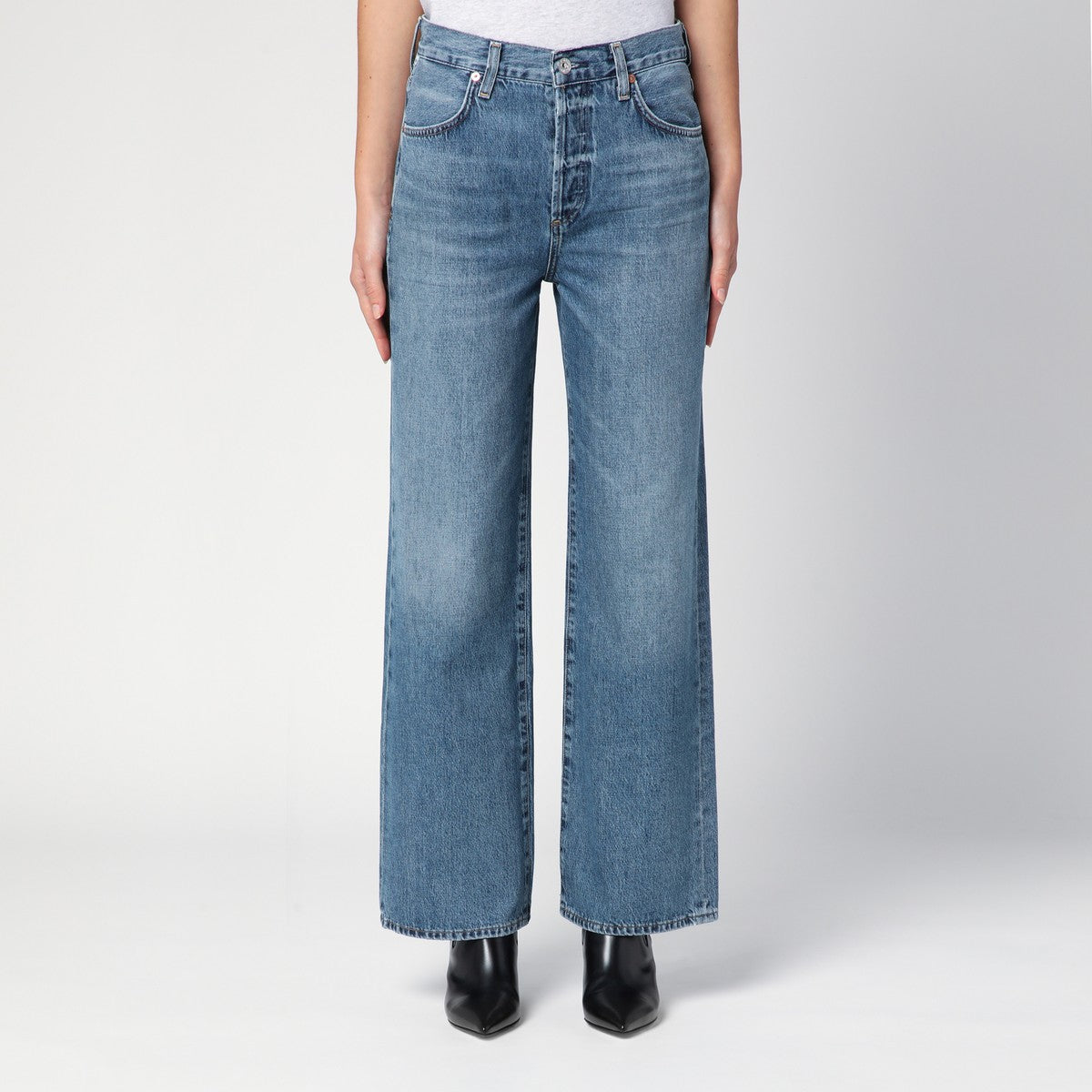 Citizens of Humanity Blue washed straight jeans