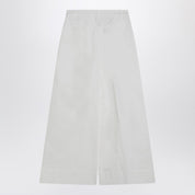 La prenda Pantalón palazzo de algodón blanco